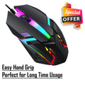 M12 RGB Gaming And Office Mouse for PC, Laptop. TechnoJewel