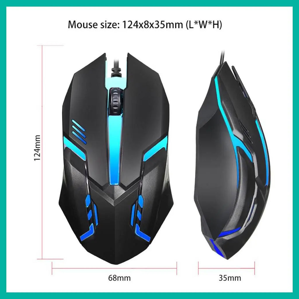 M12 RGB Gaming And Office Mouse for PC, Laptop. TechnoJewel
