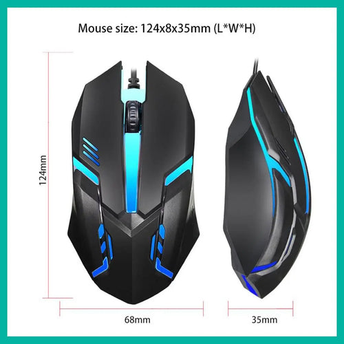 M12 RGB Gaming And Office Mouse for PC, Laptop. TechnoJewel